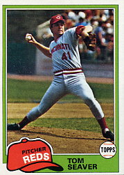 1981 Topps Baseball Cards      220     Tom Seaver
